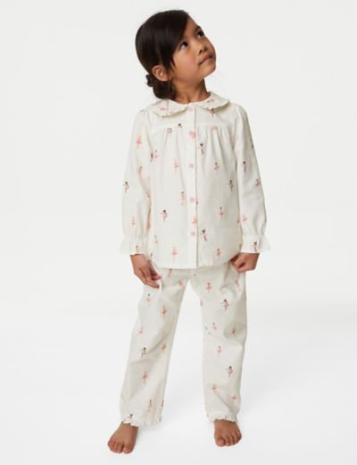 Pure Cotton Ballerina Pyjamas (1-8 Yrs)